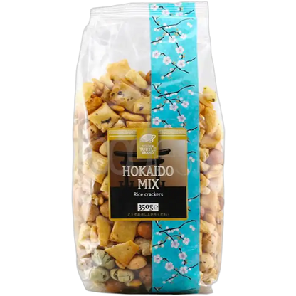 GOLDEN TURTLE Rijstcrackers Hokaido Mix 350G