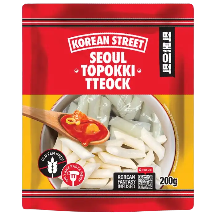 KOREAANSE STRAAT Topokki Puur Glutenvrij 200G