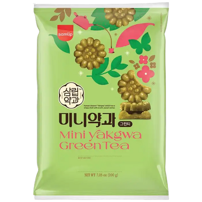 SAMLIP Mini Yagwa Koekjes Groene Thee 200G
