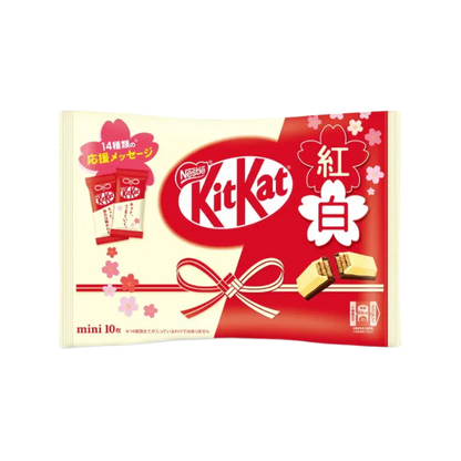 JP KitKat Mini Rood & Wit 116G