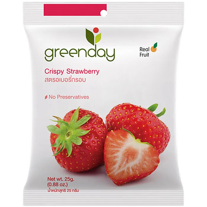 GREENDAY Aardbeienchips 25G