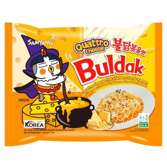 SAMYANG Buldak Ramen Quattro Kaas 145G