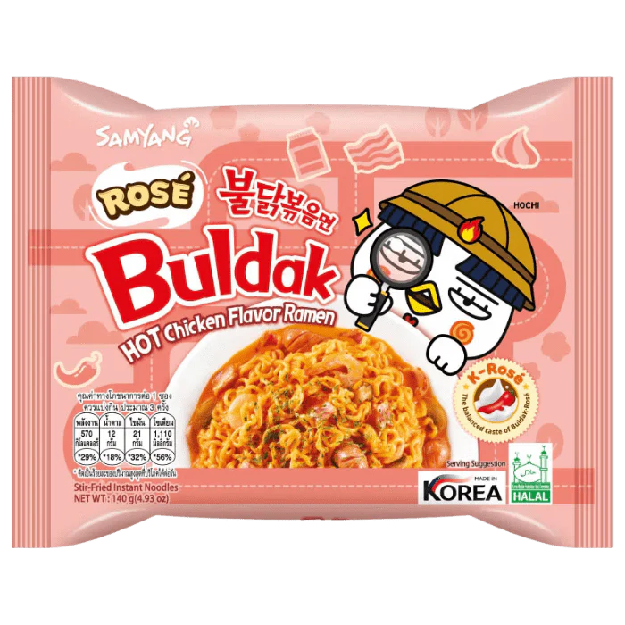 SAMYANG Buldak Ramen Rose Hot Chicken 140G
