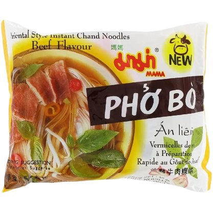 MAMA Instant Rijstnoedels Rundvlees Pho Bo Pk 55G