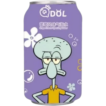QDOL Spongebob Sparkling Drink Druivensmaak. 330ML