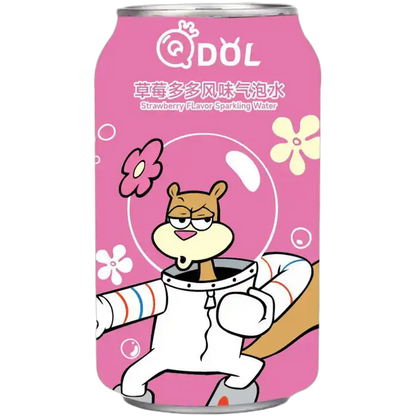 QDOL Spongebob Sparkling Drink Strawb. Flav. 330ML