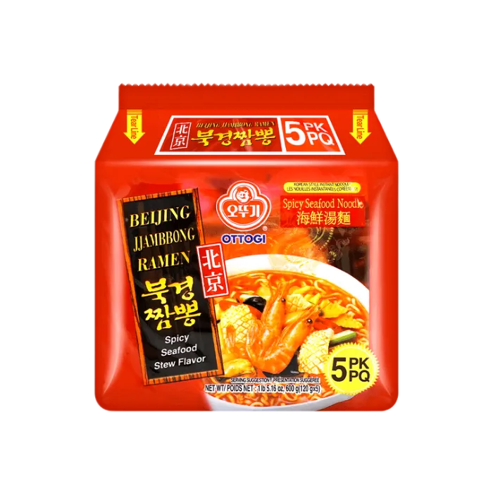 OTTOGI Beijing Jjambbong Ramen grote tas (120Gx5)