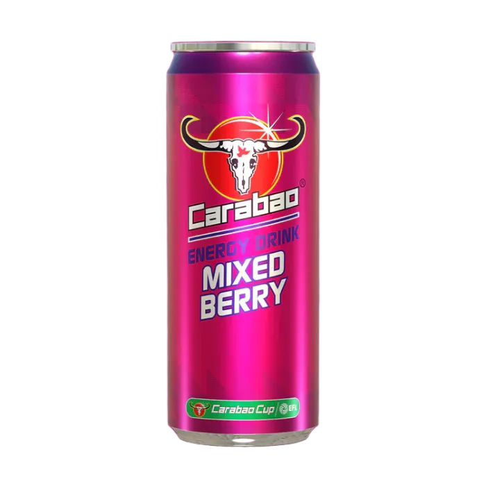 CARABAO Energiedrank Ds Gemengde bessen 330ML