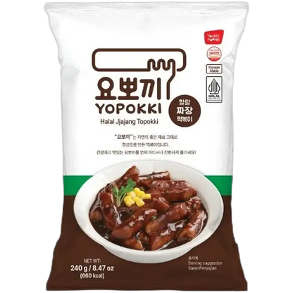 YOUNGPOONG Yopokki 240G Halal Jjajang-zakje
