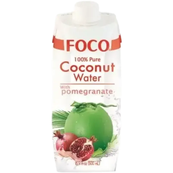 FOCO kokoswater met granaatappel 500ML