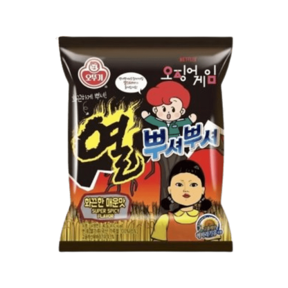 OTTOGI Inktvis Spel Super Pittige Ramen Snack 90G