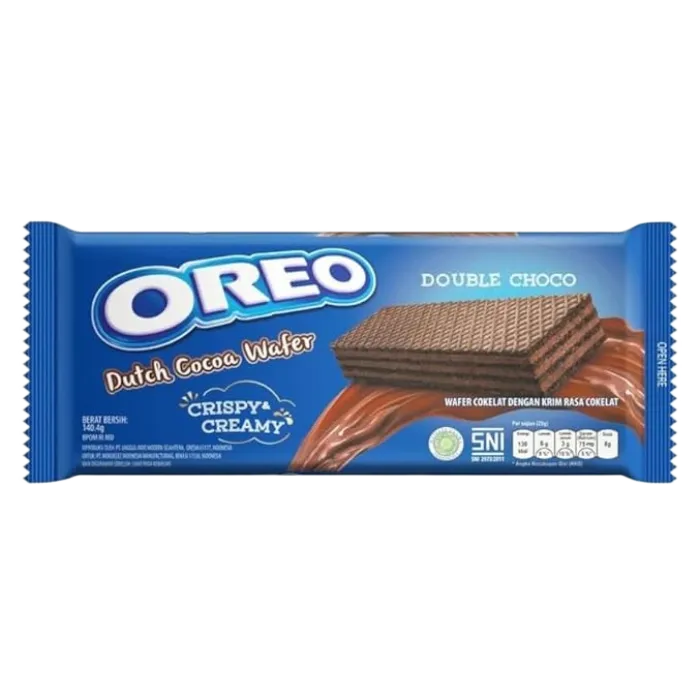 OREO Nederlandse Cacaowafel Dubbele Choco Smaak 117G