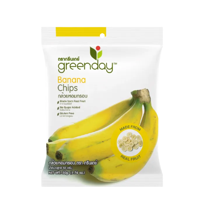 GREENDAY bananenchips 50G