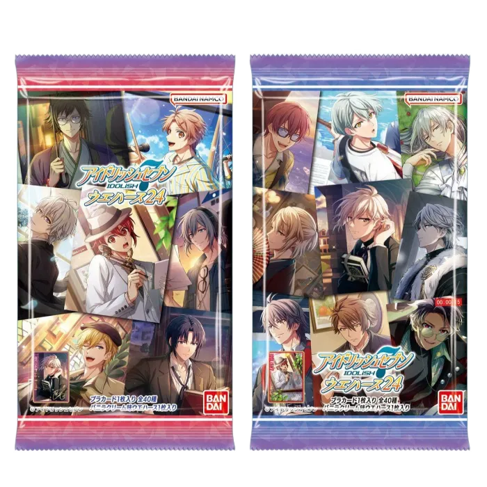 BANDAI Idolish 7 kaart 24 wafels 14g