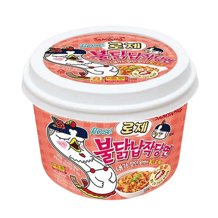 SAMYANG Buldak Rose Hot Ch.Flat Ramen-kom 169g