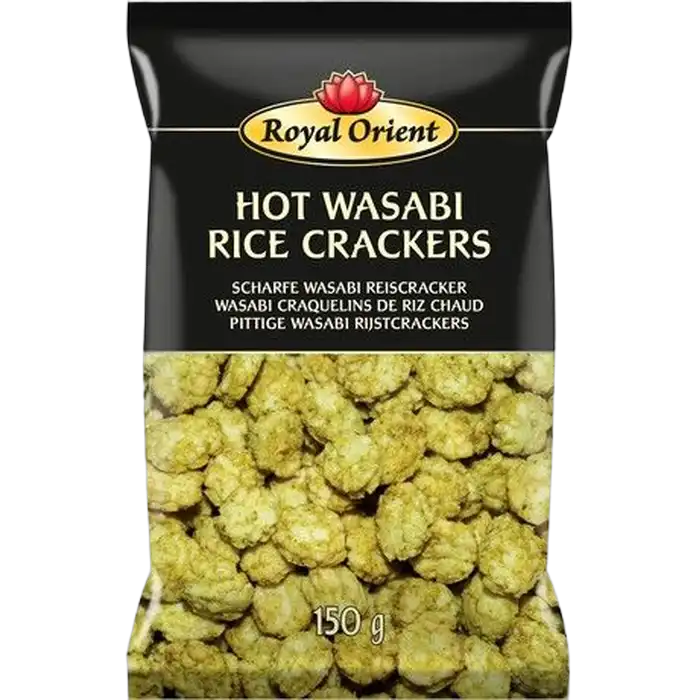 ROYAL ORIENT Warme Rijstcrackers WASABI 150G
