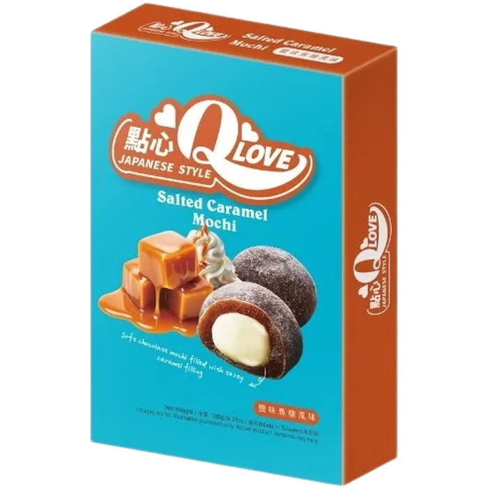 QLOVE Mochi Gezouten Karamel 180G