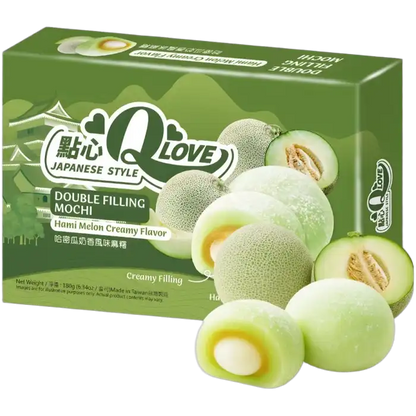 QLOVE Mochi Hami Meloen Dubbele Vulling 180G