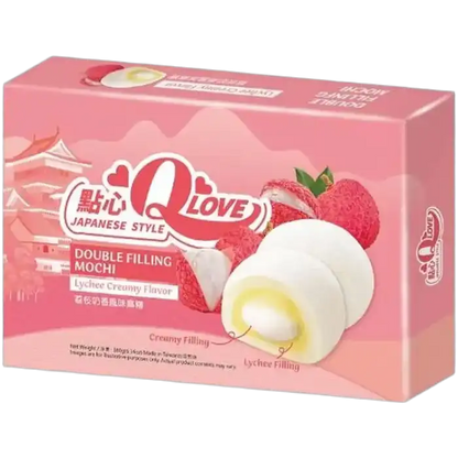 QLOVE Mochi Lychee Dubbele Vulling 180G