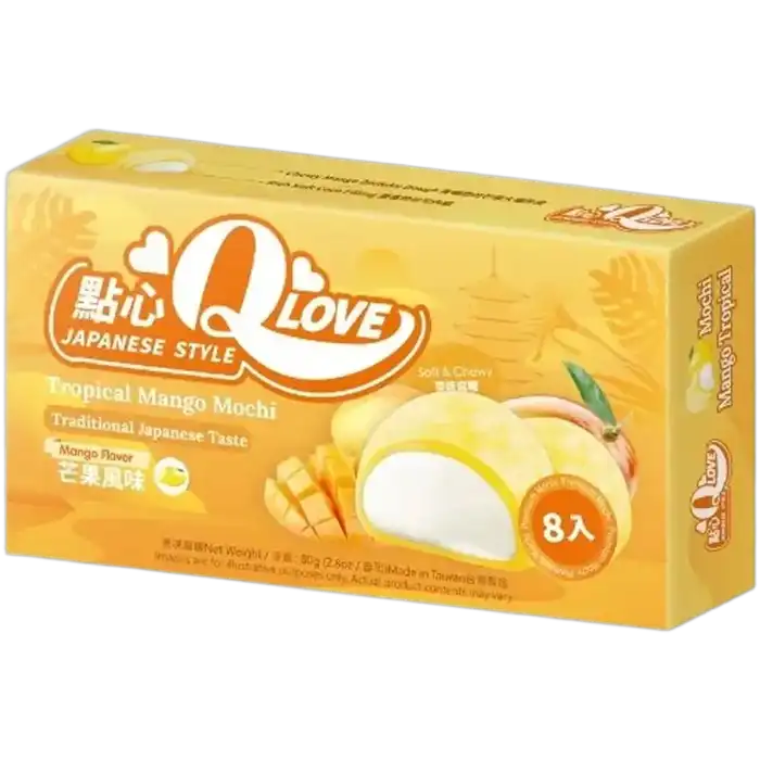 QLove Mini Mochi Tropische Mango 80G