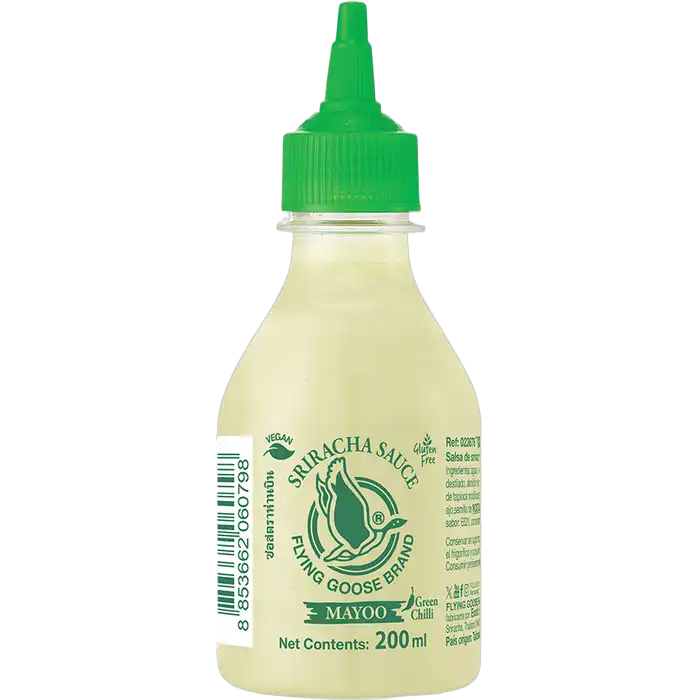 VLIEGENDE GANS Sriracha Groene Chili Mayo 200ML