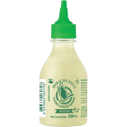 VLIEGENDE GANS Sriracha Groene Chili Mayo 200ML