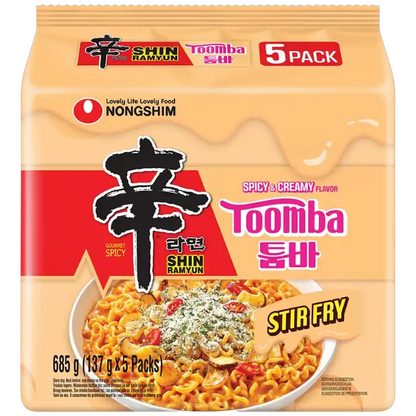 NONGSHIM Instantnoedels Shin Ramyun Toomba 5x137G