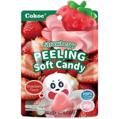COKOC Peeling Zacht Snoep Aardbei 75G