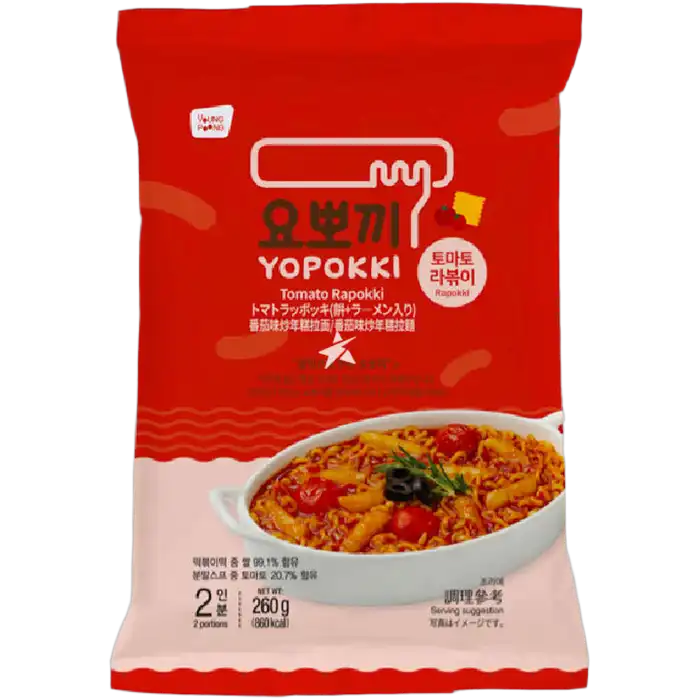 YOUNGPOONG Yopokki 260G Rapokki-tomatenzakje