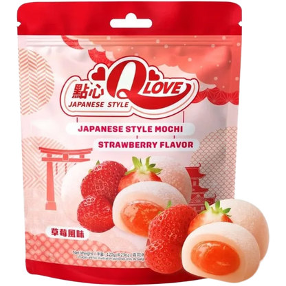 QLove Mochi Aardbei Staande Etui 120G