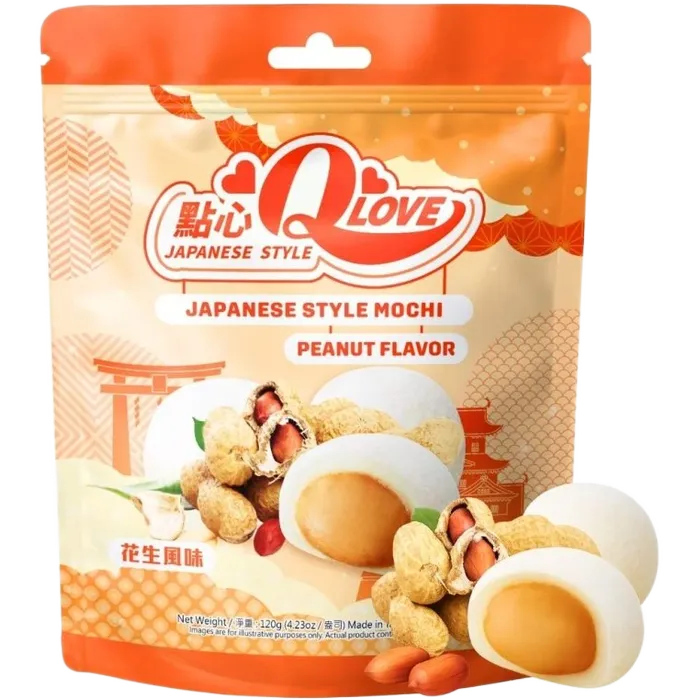 QLove Mochi Peanut Staande Zak 120G