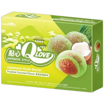 QLOVE Mochi Kokosnoot Pandan 180G