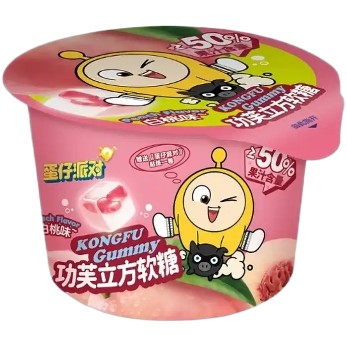 HAOLIYUAN Gevulde Gummies Perzik 52G
