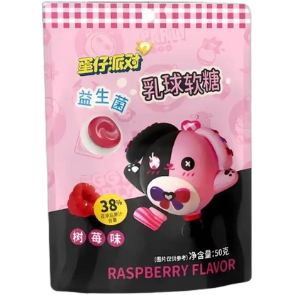 HAOLIYUAN Eierfeest Gummies Framboos 50G