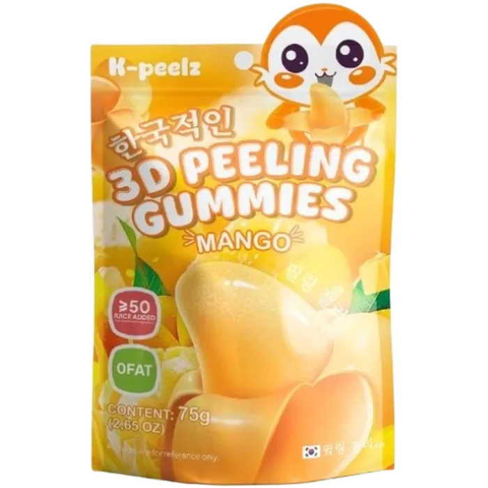 K-PEELZ Afpelbare Gummies Mango 75G