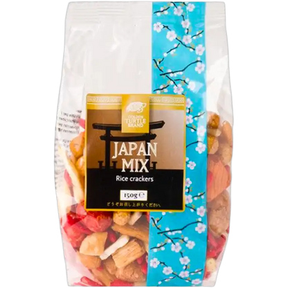 GOLDEN TURTLE Rijstcrackers Japan Mix 150G