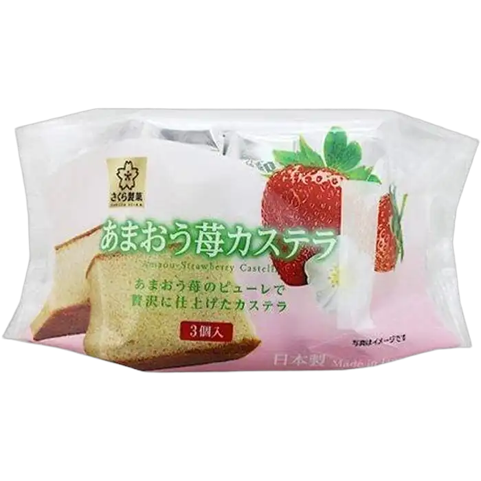SAKURA Castella Aardbei 93G