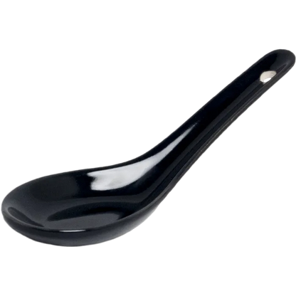 Keramieken lepel zwart 12,5cm