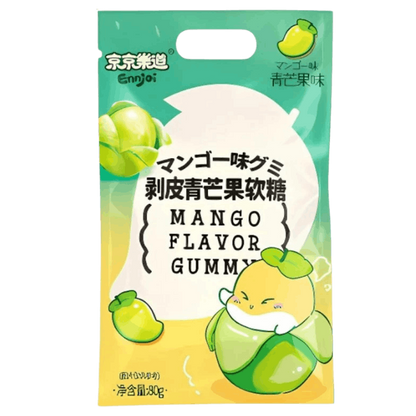 ENNJOI Peeling Gummy Snoep Groene Mango 80G