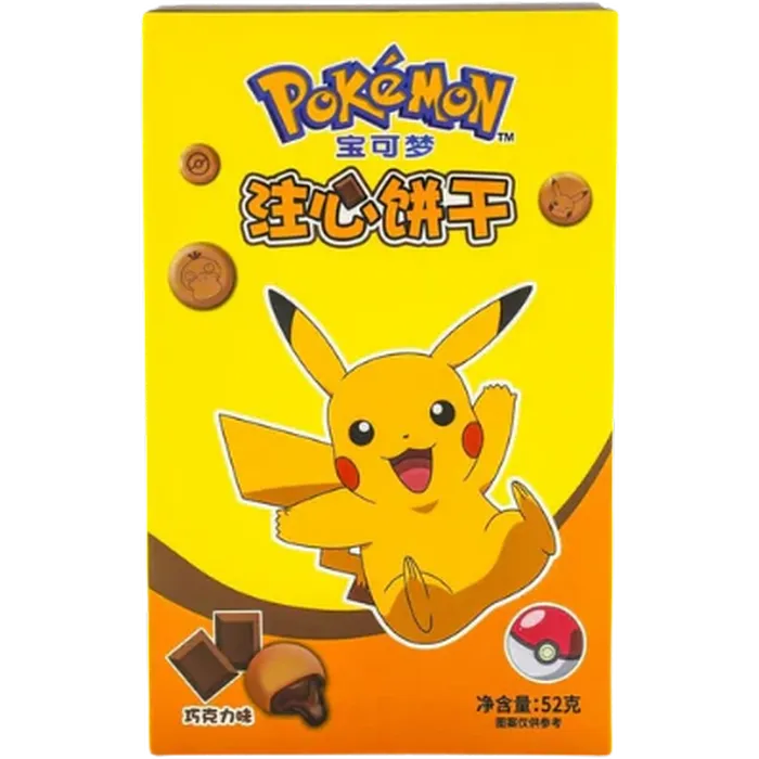 LEDA Pokemon Chocoladetaartkoekje & Sticker 82G