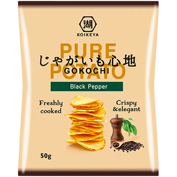 KOIKEYA Aardappelchips Zwarte Peper 50G