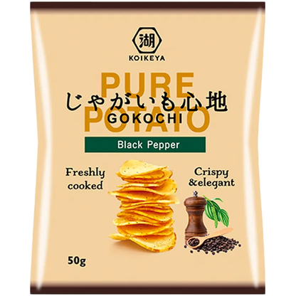 KOIKEYA Aardappelchips Zwarte Peper 50G