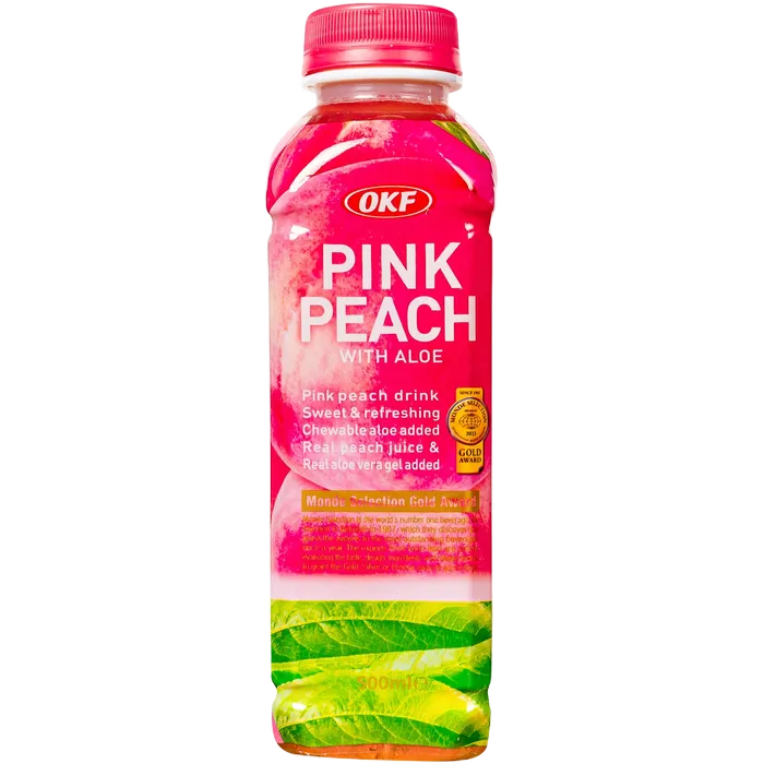 OKF Roze Perzikdrank 500ML