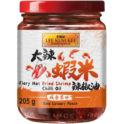 LKK Vurige hete gedroogde garnalen-chili-olie 205G