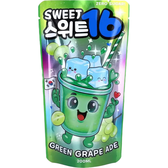 KR Sweet16 Groene Druif Nul 200ML