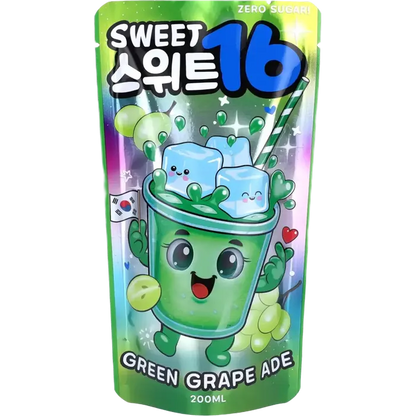 KR Sweet16 Groene Druif Nul 200ML