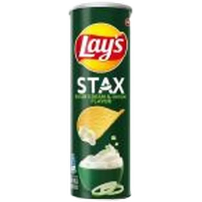 LAY'S Aardappelchips Stax Zuurroom&Ui 90G