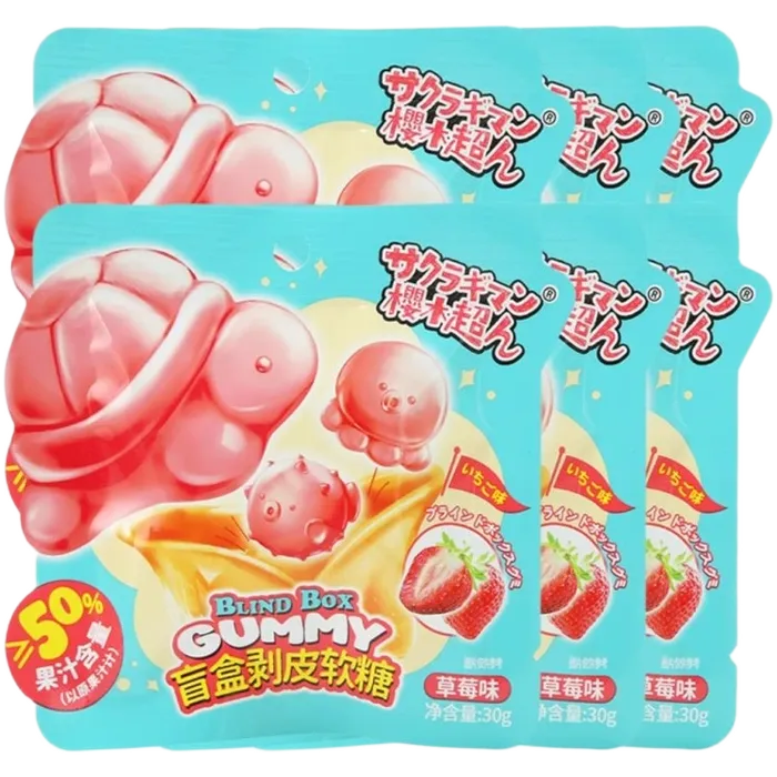 Ying Afpelbare Gummy Blind Box Aardbei 30G