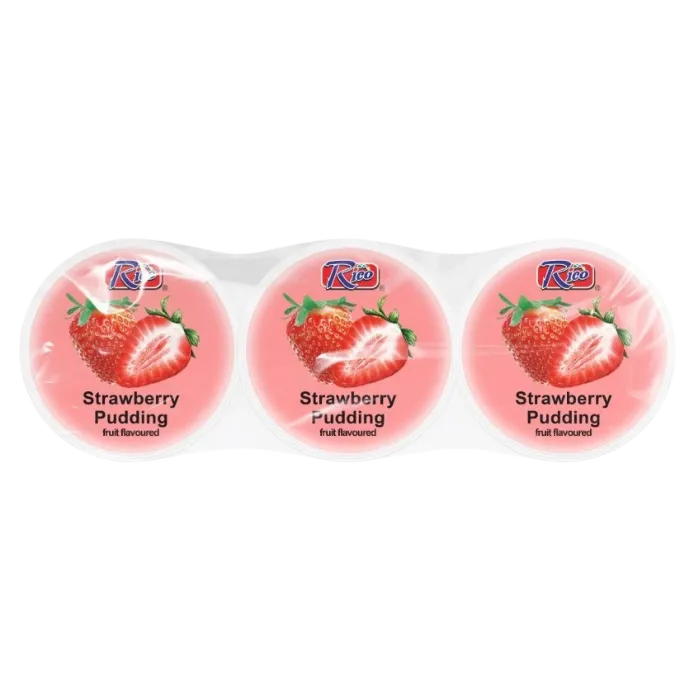 RICO Nata de Coco Aardbei 195G