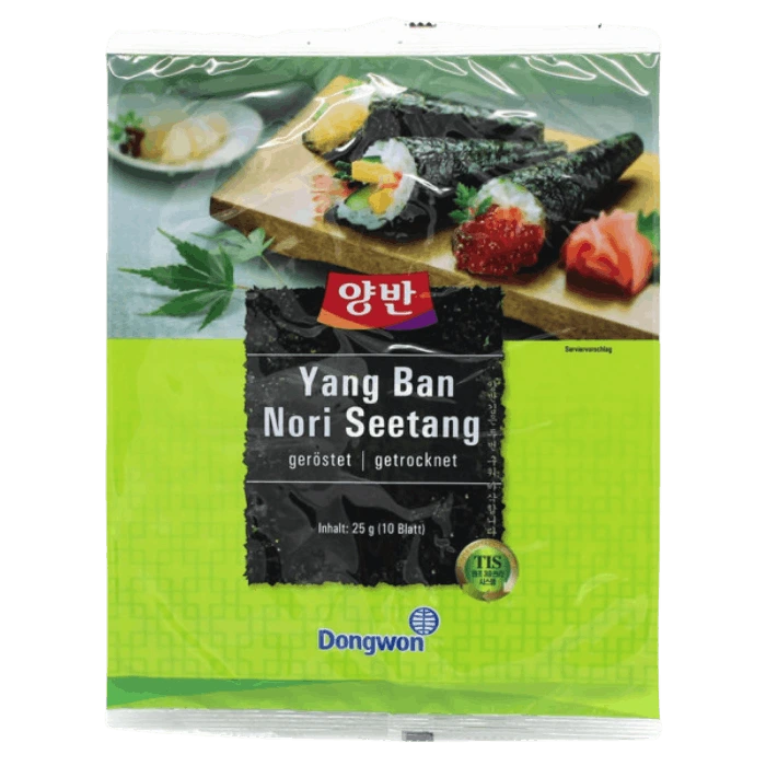 DONGWON zeewier geroosterd voor sushi 10 vellen 25g